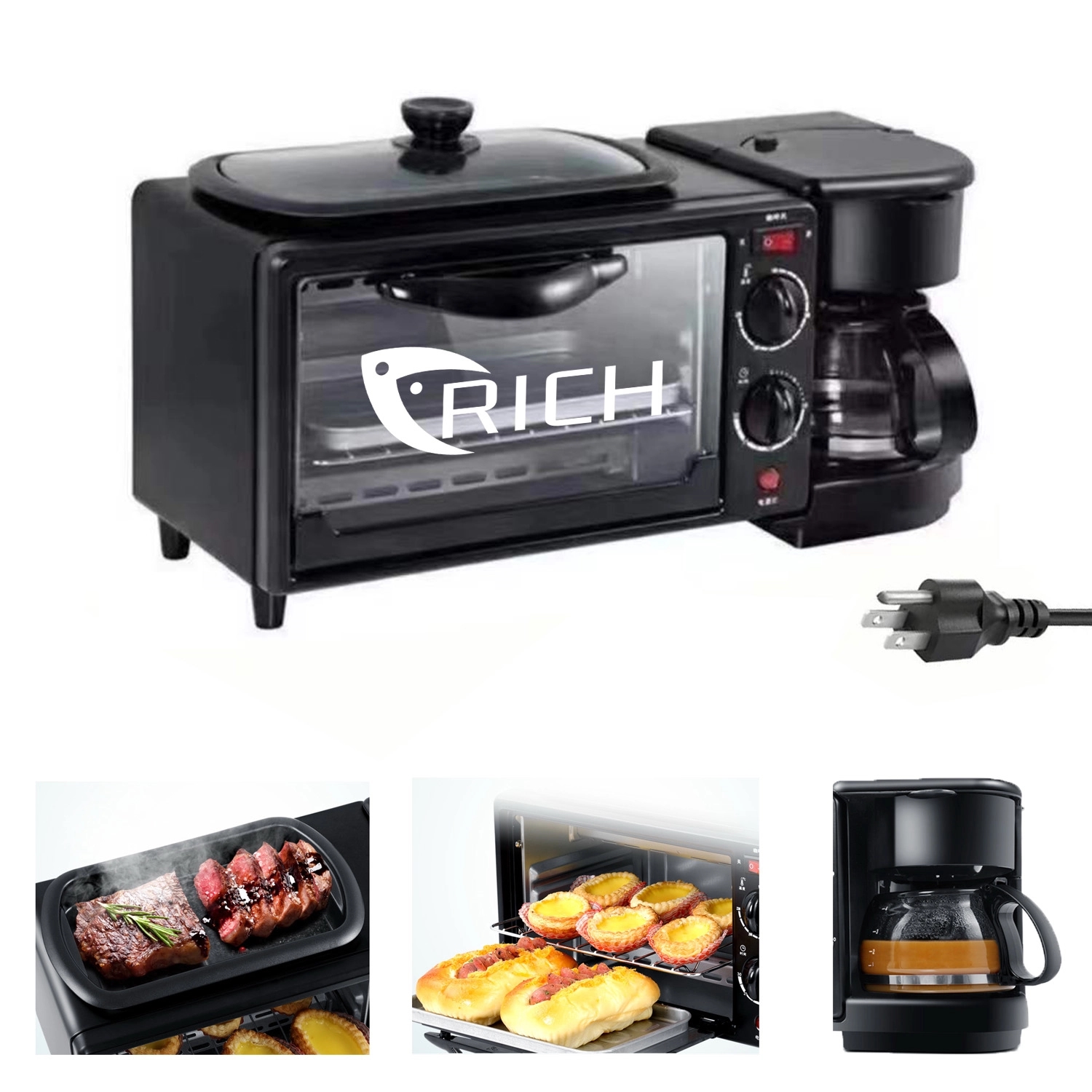 3 In 1 Multifunctional Breakfast Station 2