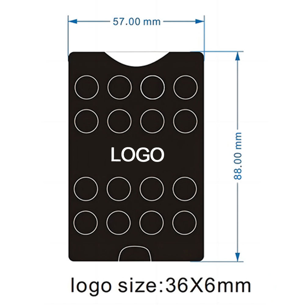 Silicone Phone Card Holder with Sucker 3