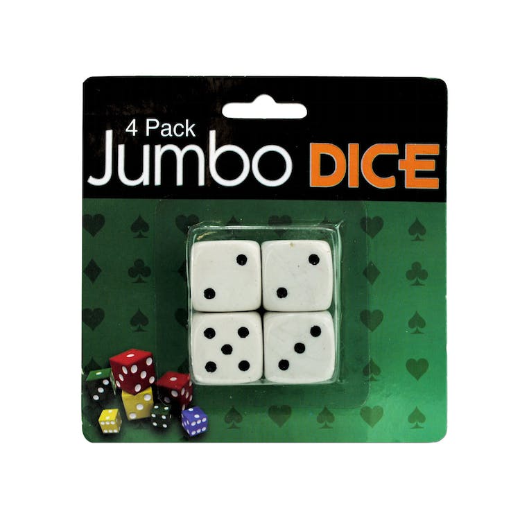 Jumbo Dice Sets - 4 Pack 2
