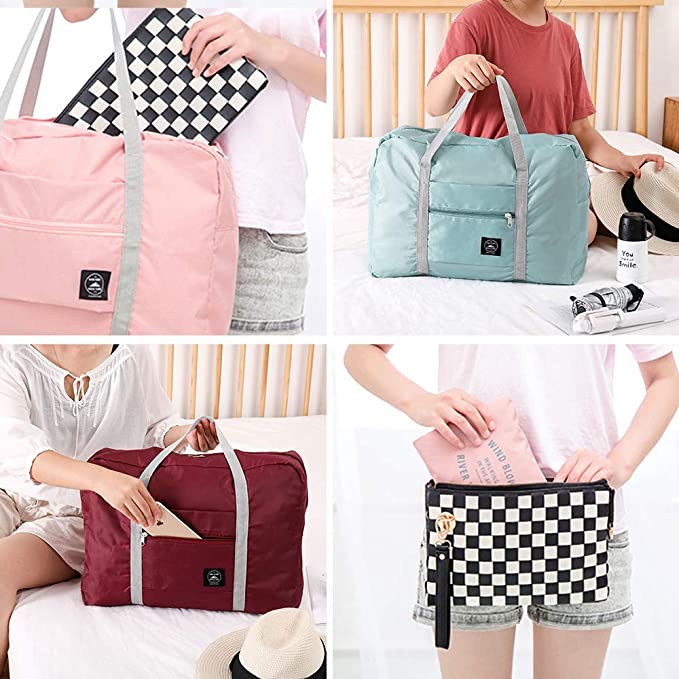 Foldable Travel Duffel Tote Bag Carry on Luggage 15