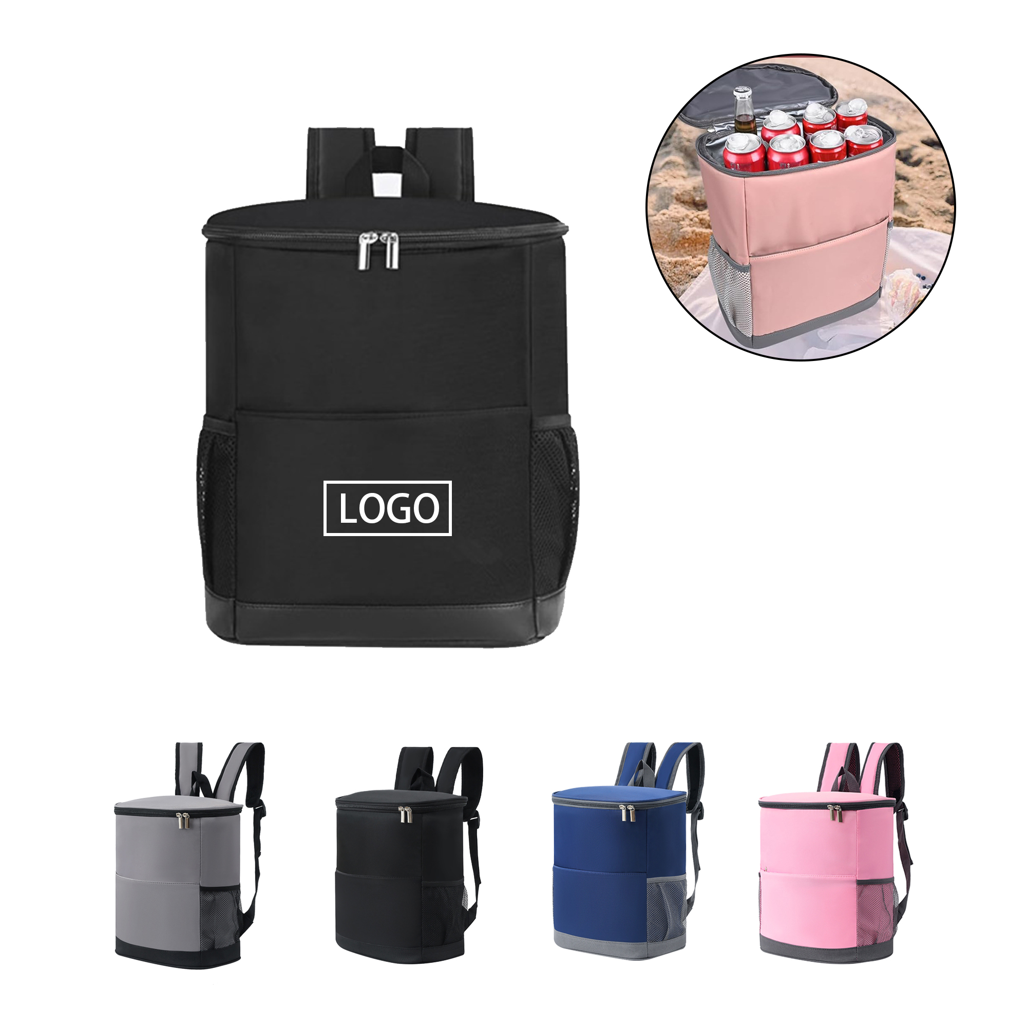 MOQ:1pc Large Capacity Backpack Cooler 1