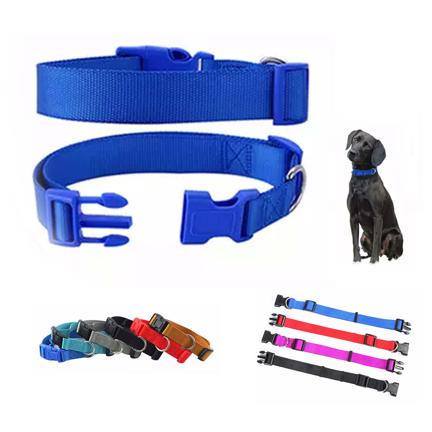 Coarse Weave Pet Collar 2
