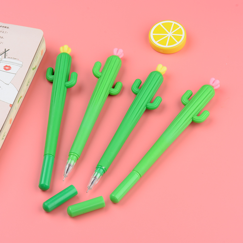 Cute Cactus Shaped Gel Pens 2