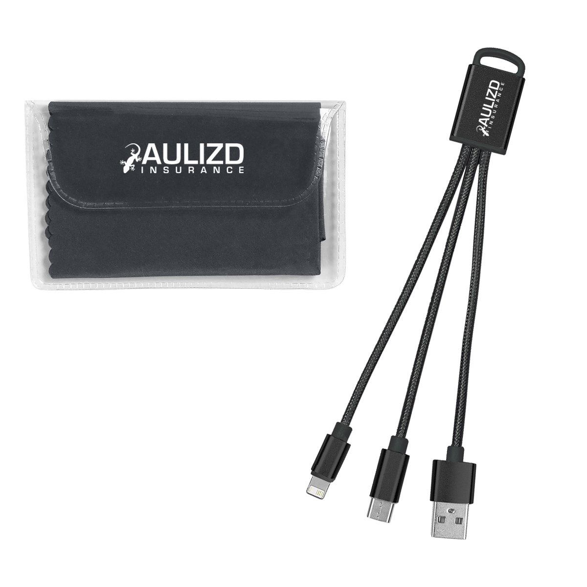 Braided Charging Buddy & Micro Fiber Cloth Set 7
