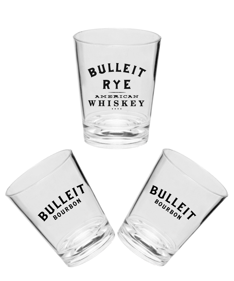 Clear Plastic Shot Glasses 1.5 oz. 3