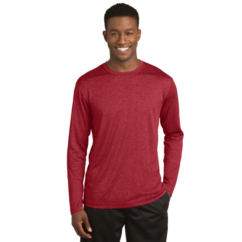 Sport-Tek Long Sleeve Heather Contender Tee. 29