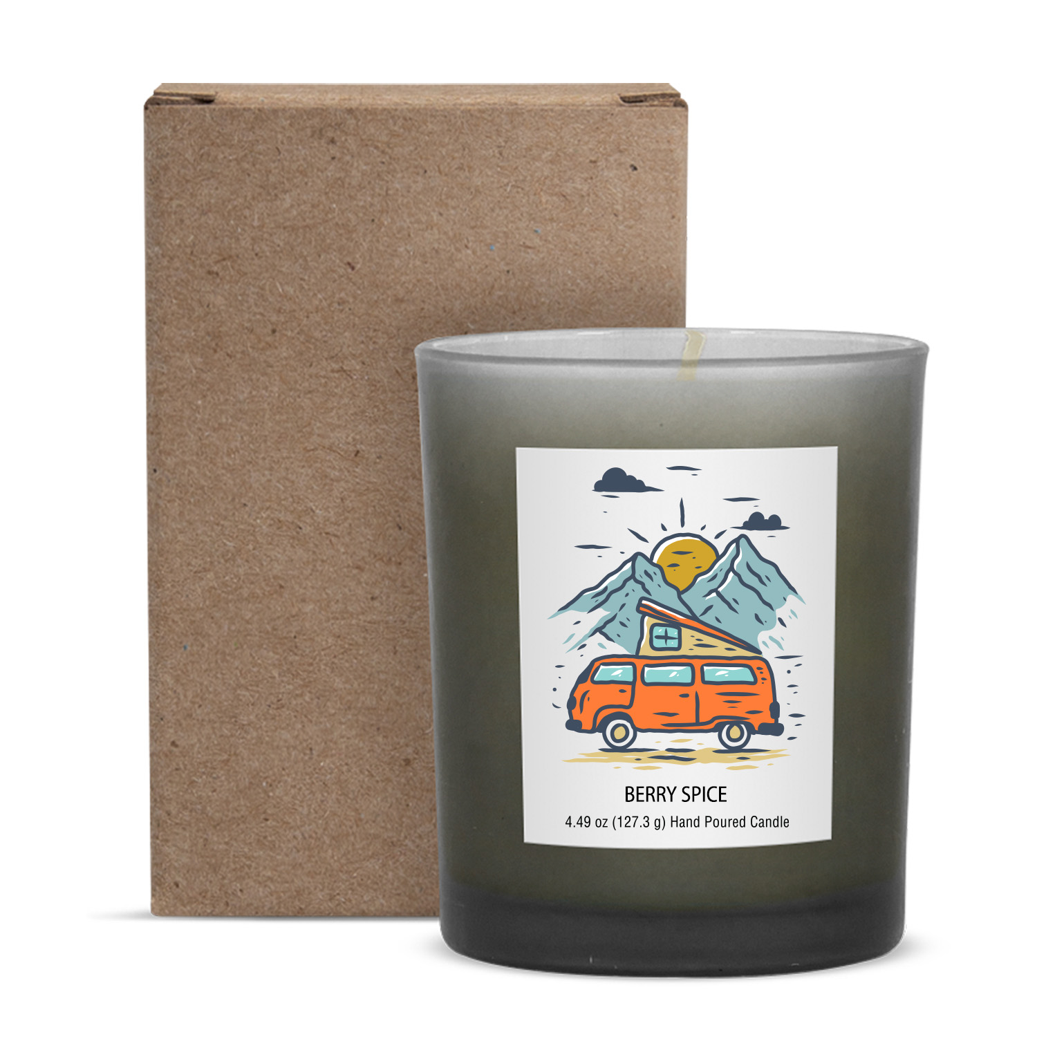 6 oz. Alora Frosted Candle 2