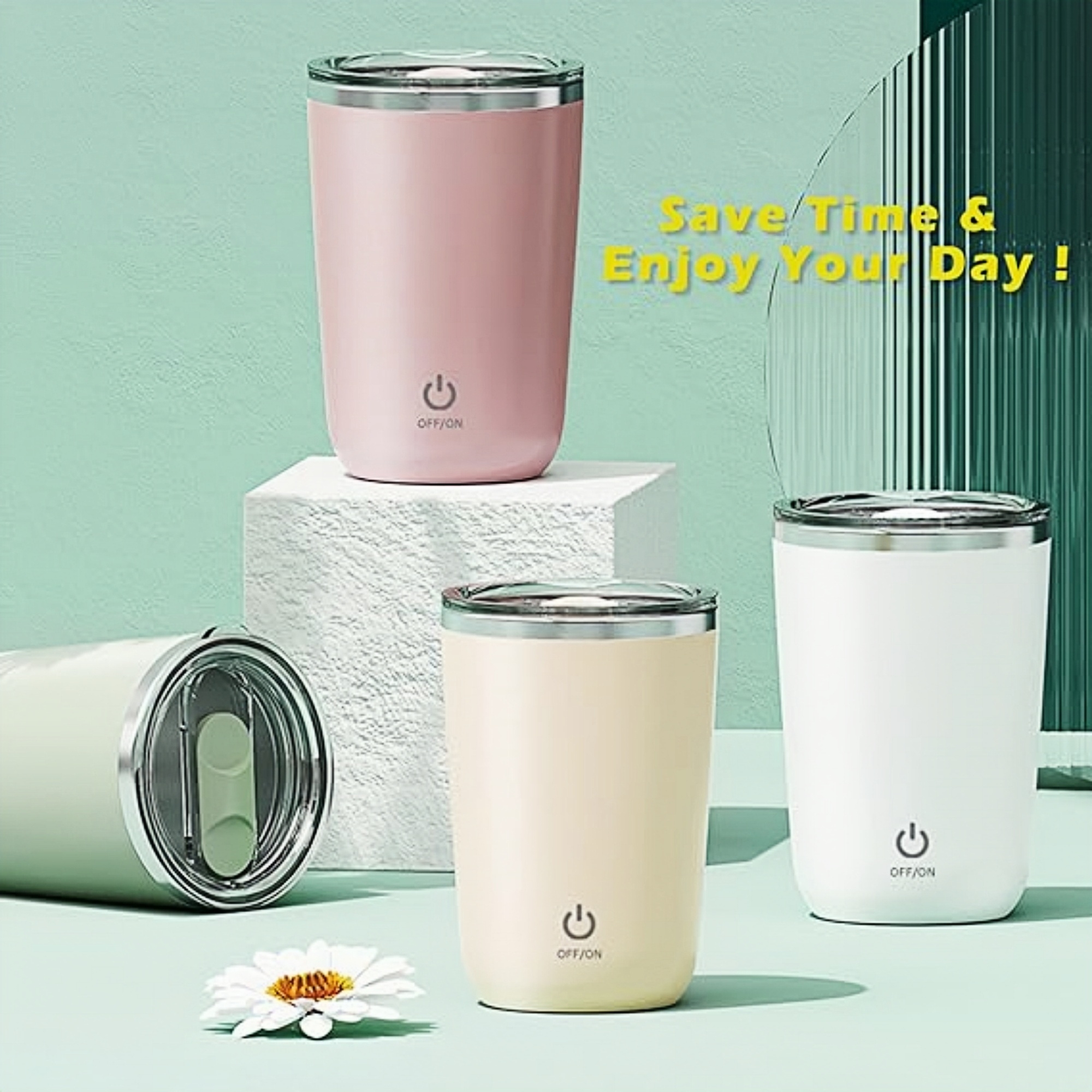Rechargeable Self Stirring Mug 4
