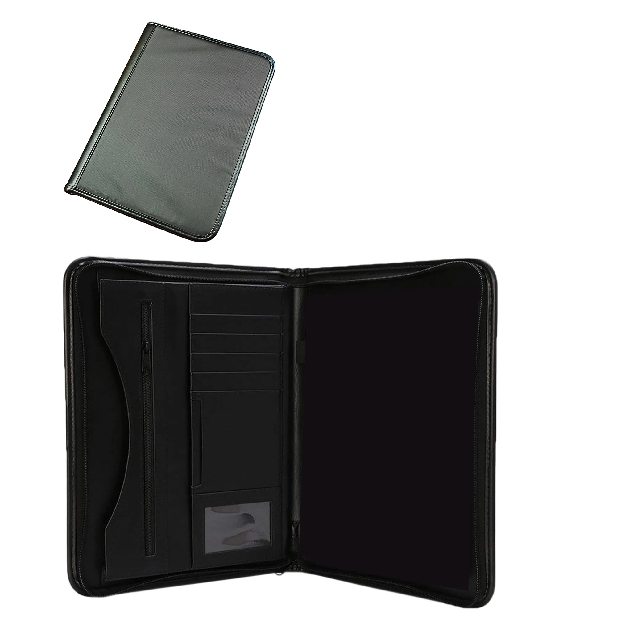 A4 Business Zipper Folder with Pen Holder and Notepad 3