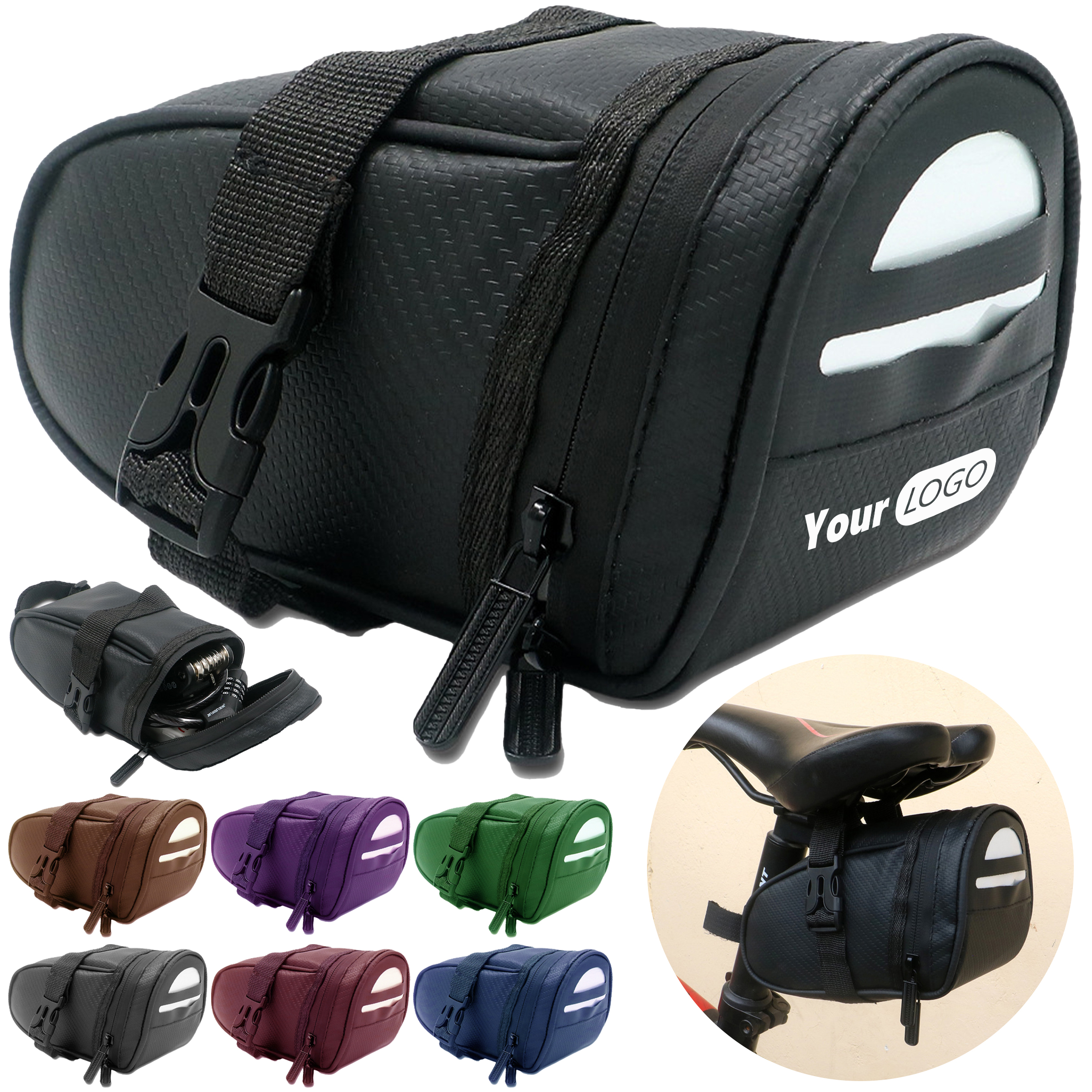 Pu Large Capacity Waterproof Cycling Storage Bag 5