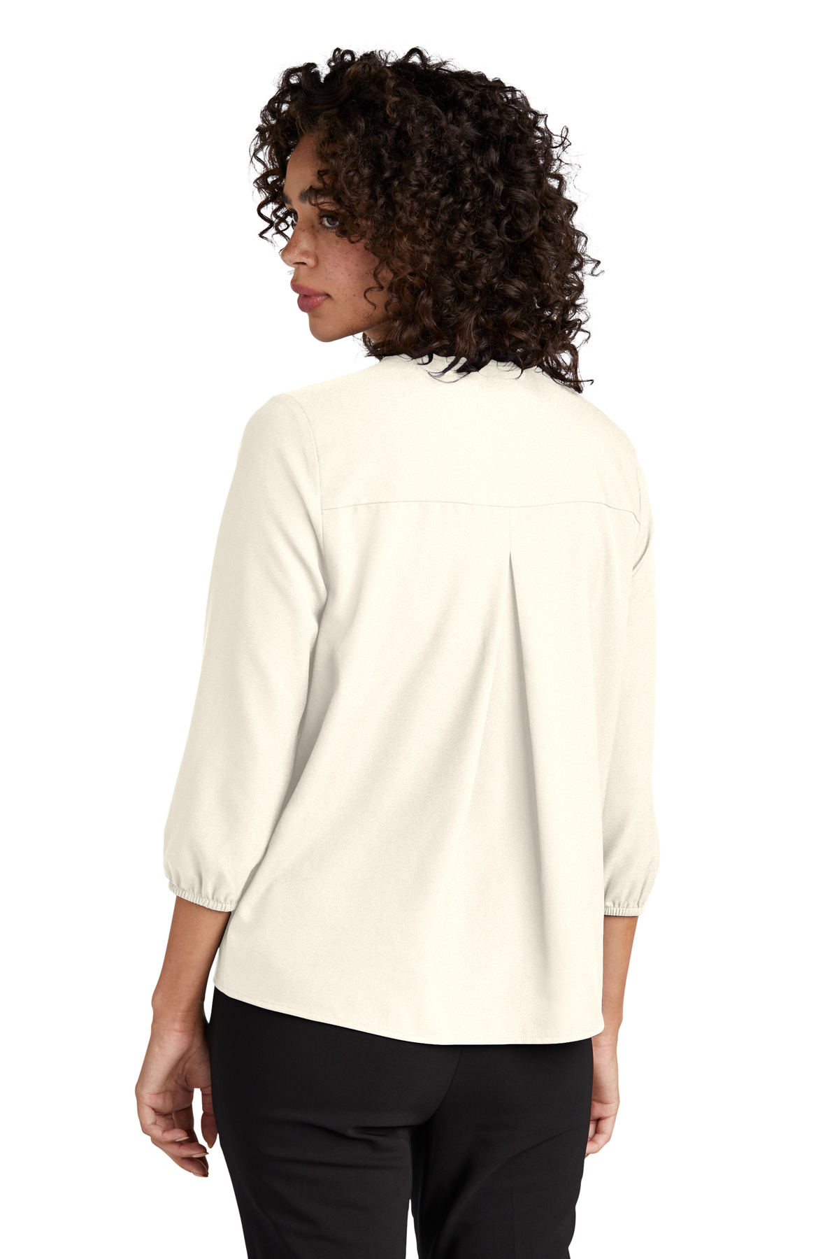 Mercer+Mettle Women's Stretch Crepe 3/4-Sleeve Blouse MM2011 34