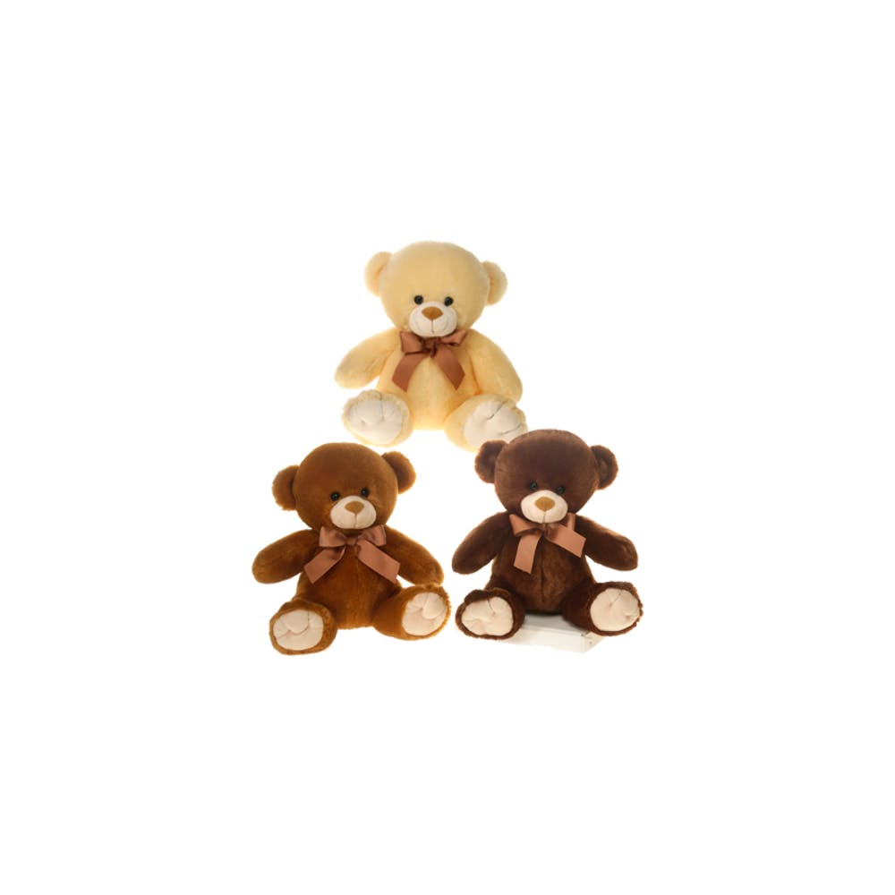 Bear with Bowtie Plush Toys - Assorted Colors 9.5" 2