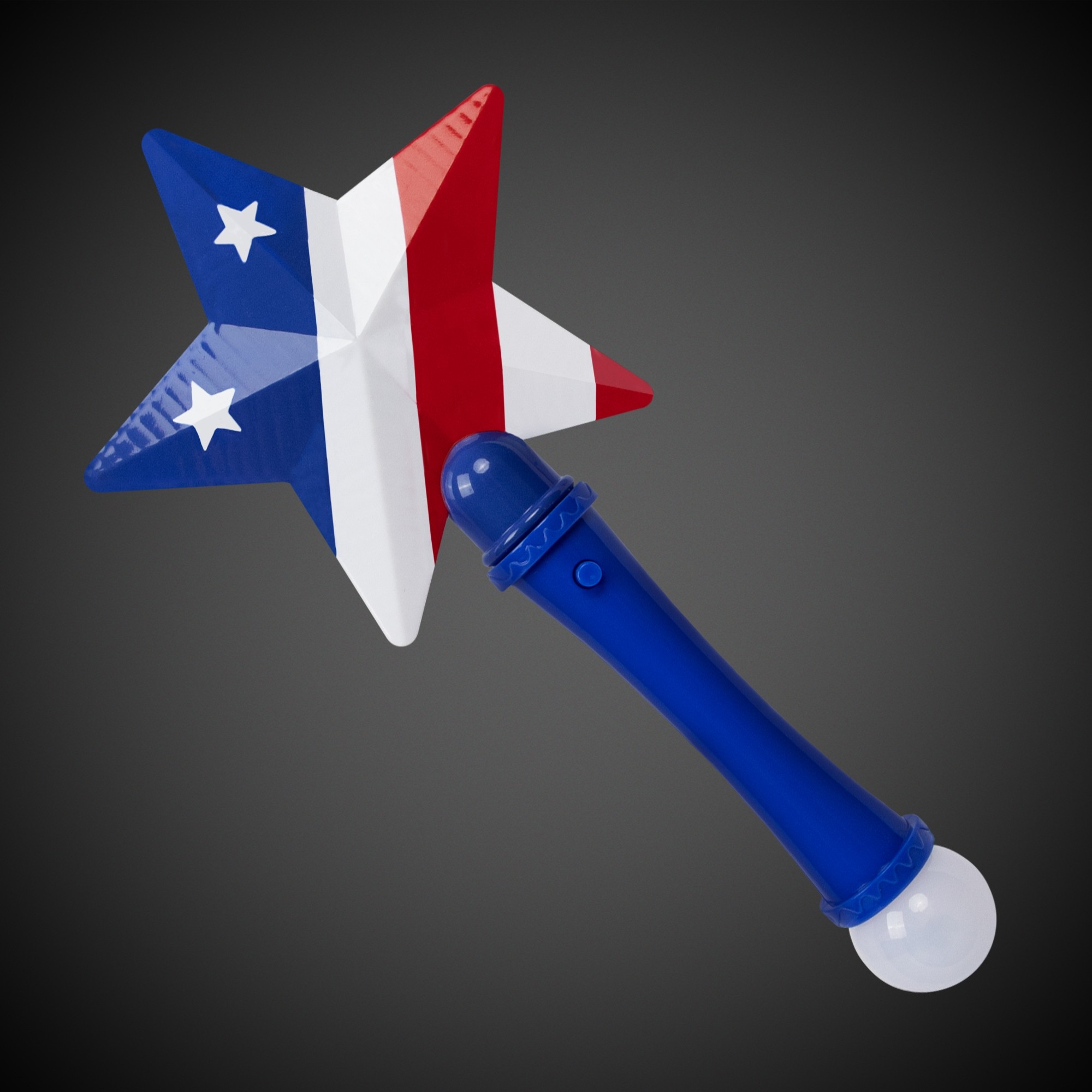 10" Flashing Star Wand USA 5