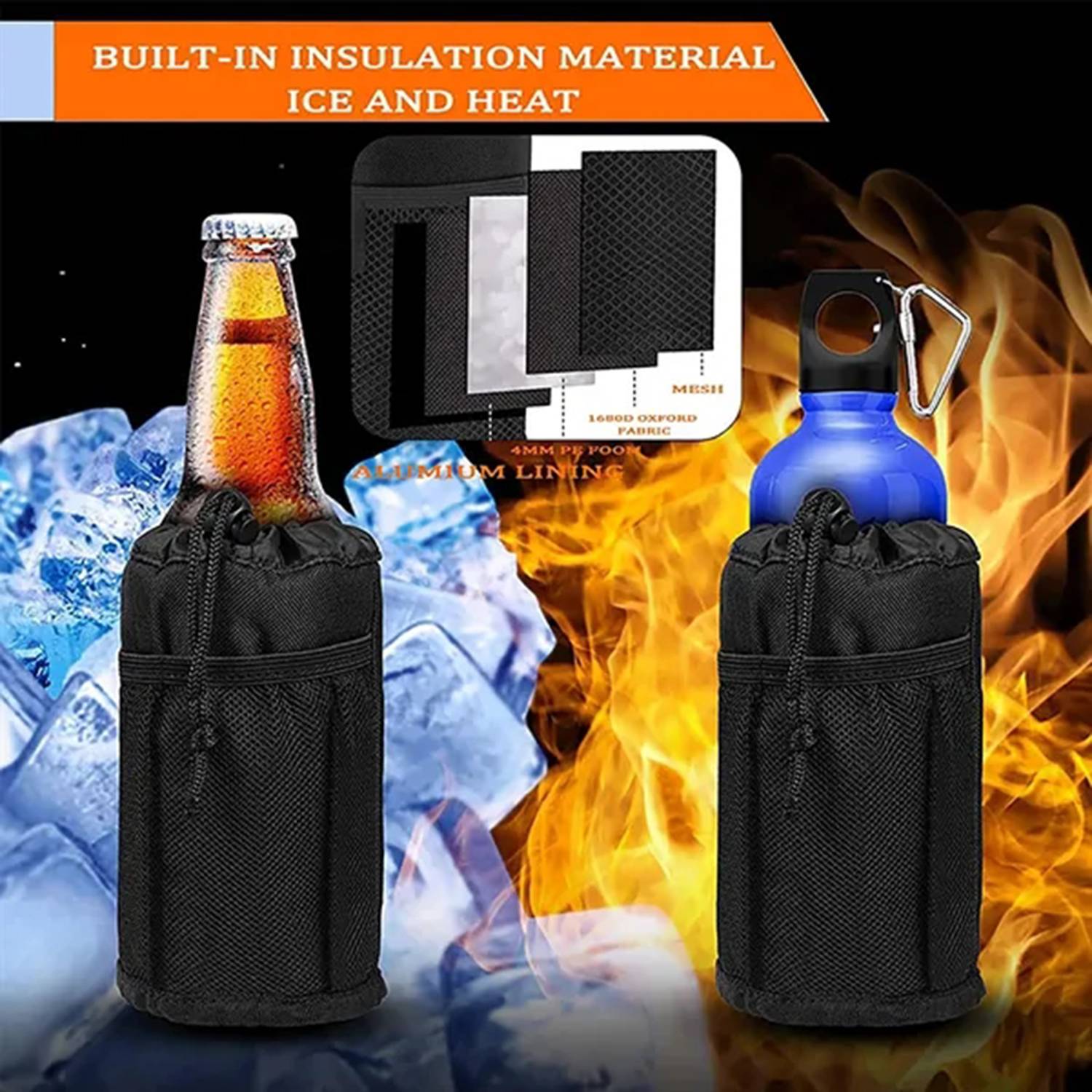 Oxford Fabric Drink Cup Holder 6