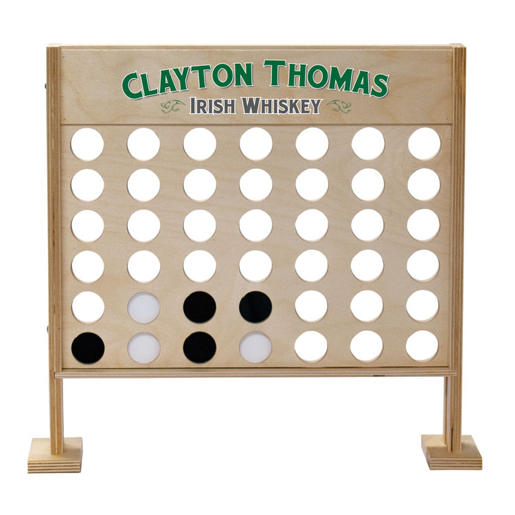 Four In A Row Game Small Table Top Printed Header