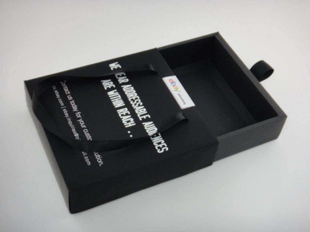 Custom Printed Full Color Slider Soft Touch Luxury Gift Box - 6x6x2 8