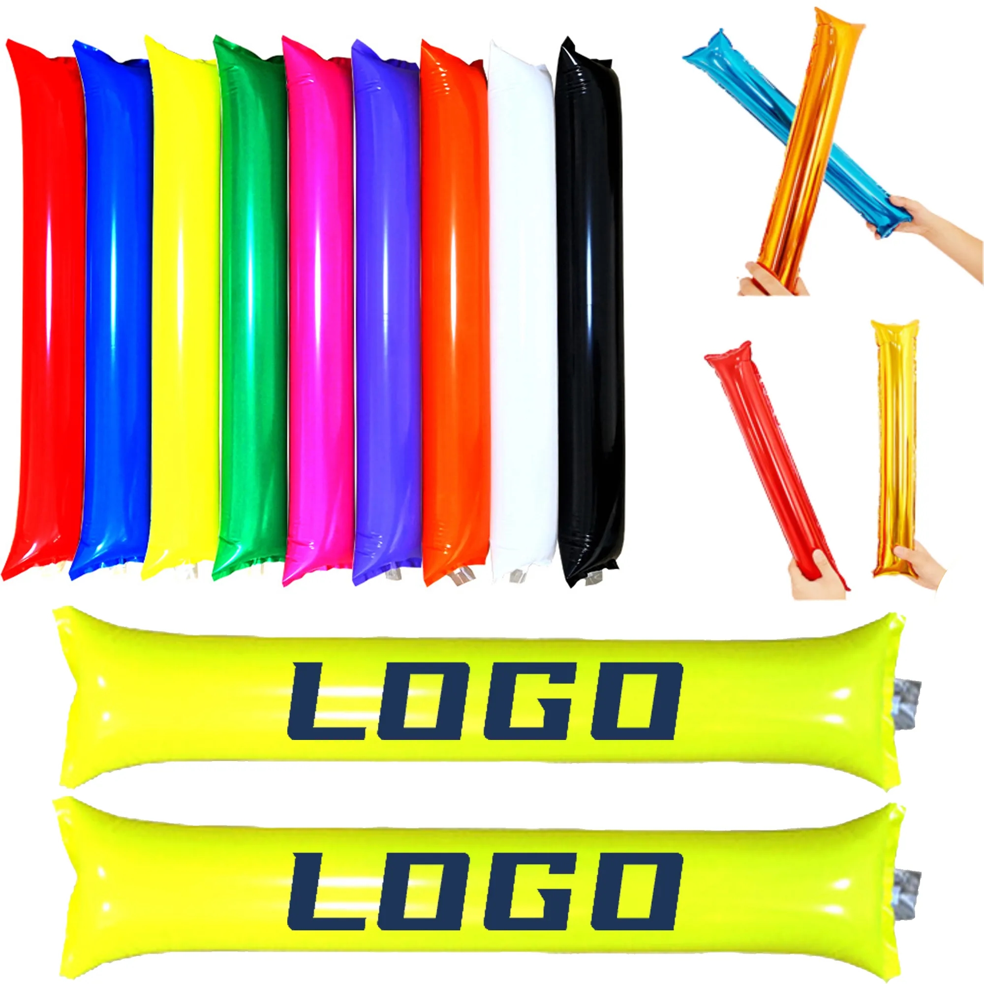 Pair Inflatable Celebration Thunder Sticks MOQ100pairs 2