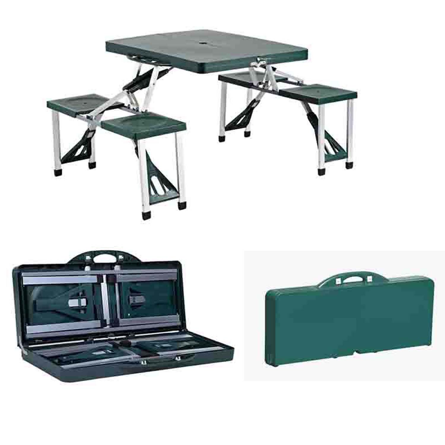 Plastic Portable Unit-Style Folding Camping Table 2