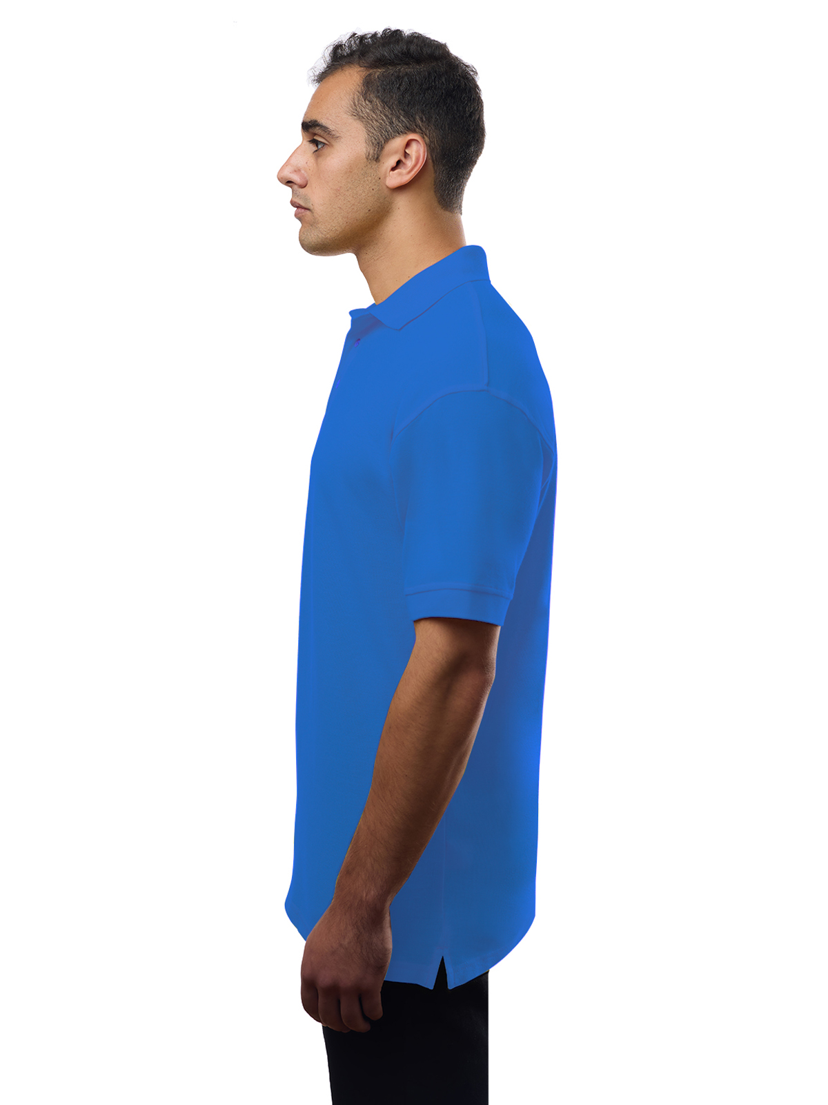 Blue Generation - Men's Pocketless Superblend Short Sleeve Polo 23