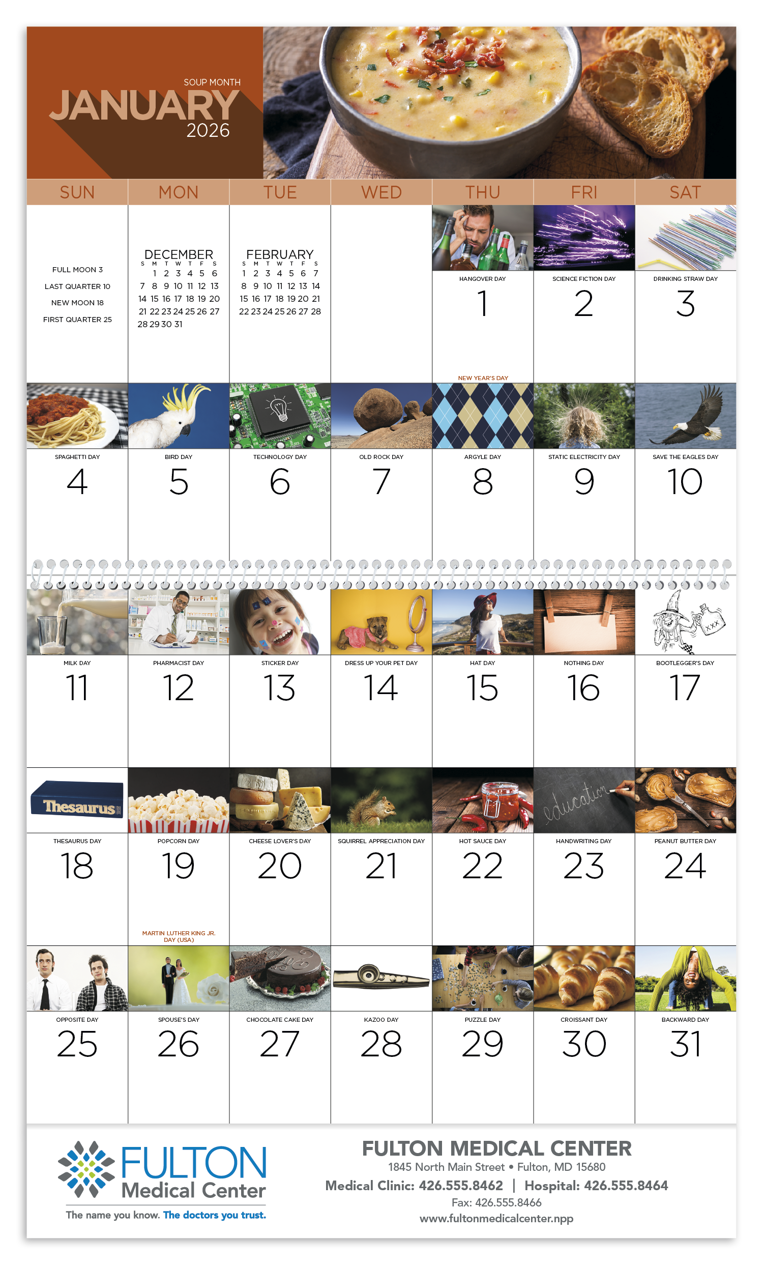 Good Value™ National Day - Spiral Calendar 32