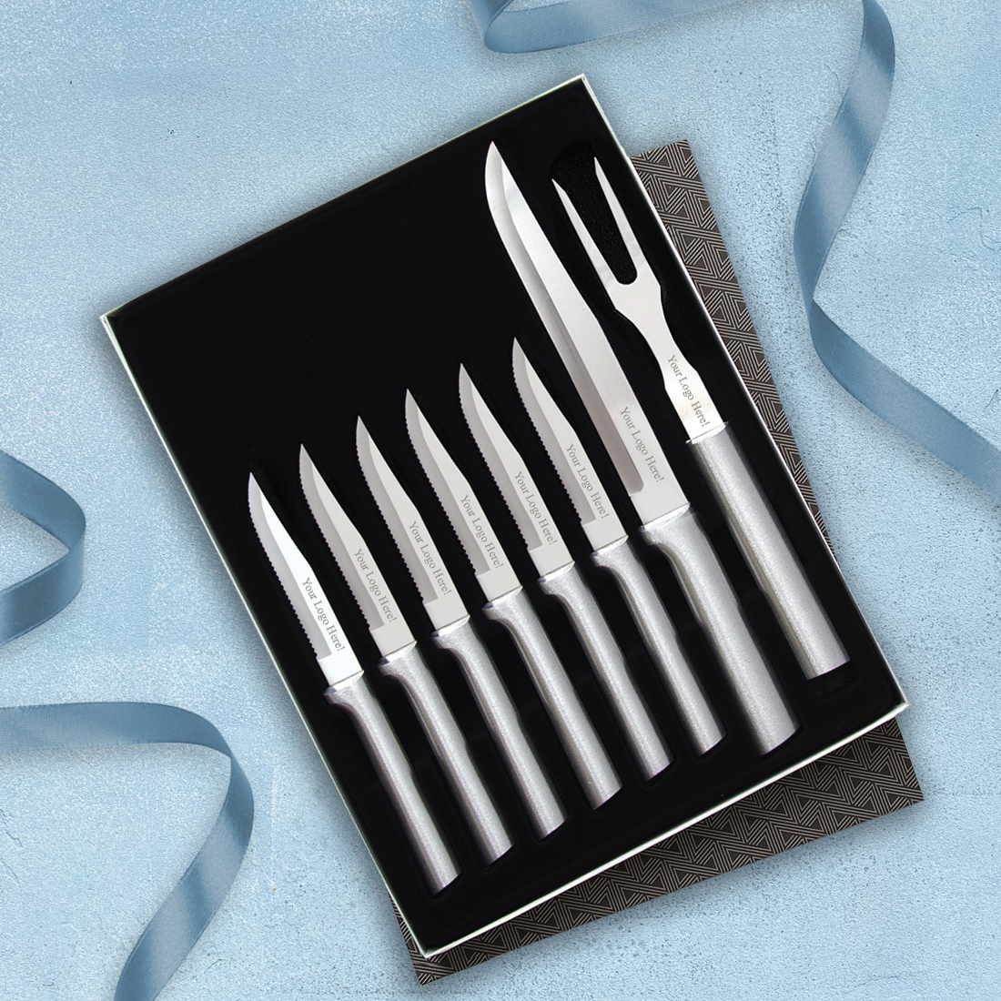 Meat Lover's Gift Set w/Silver Handle 4