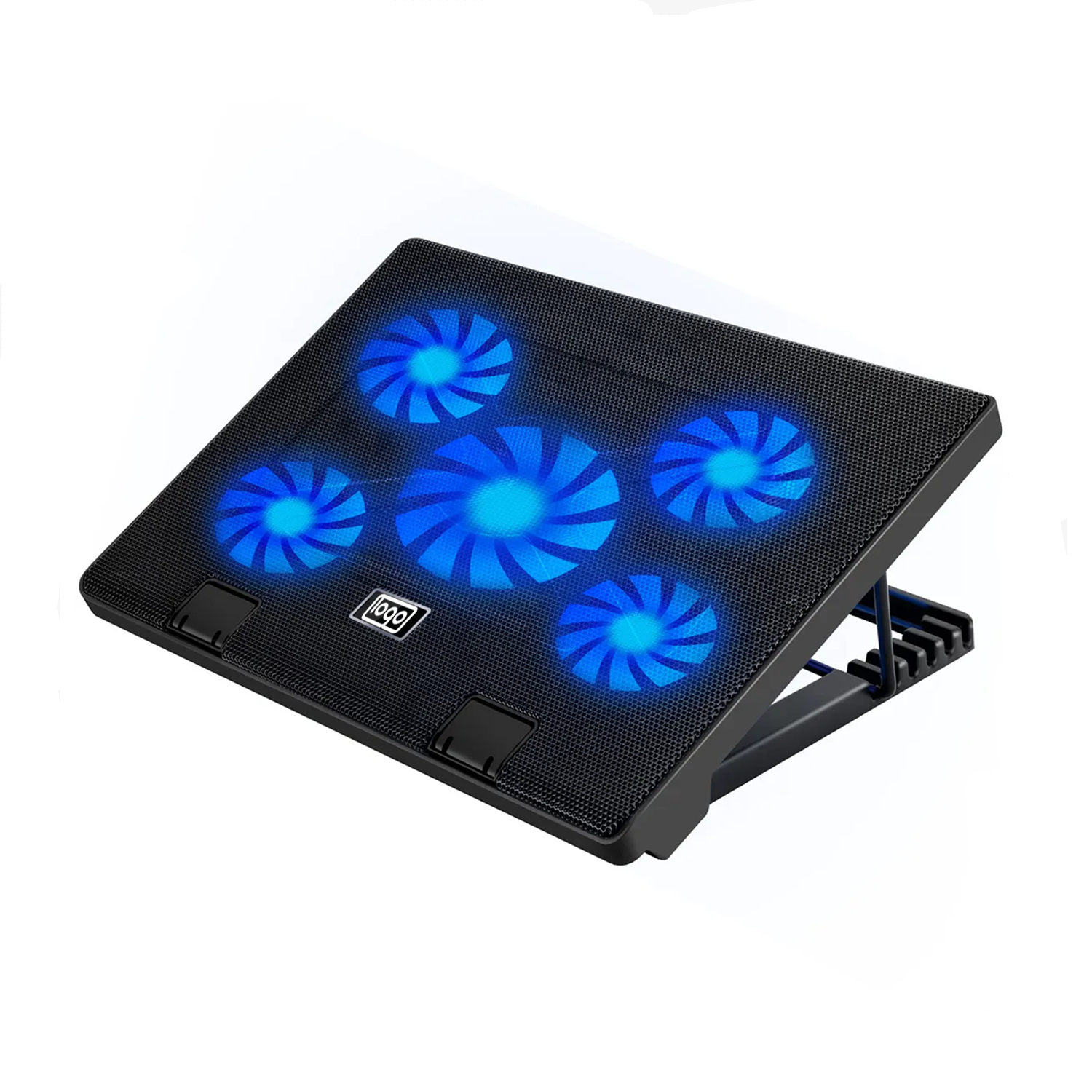 Adjustable Laptop Cooling Pad with 5 Silent Fans 3