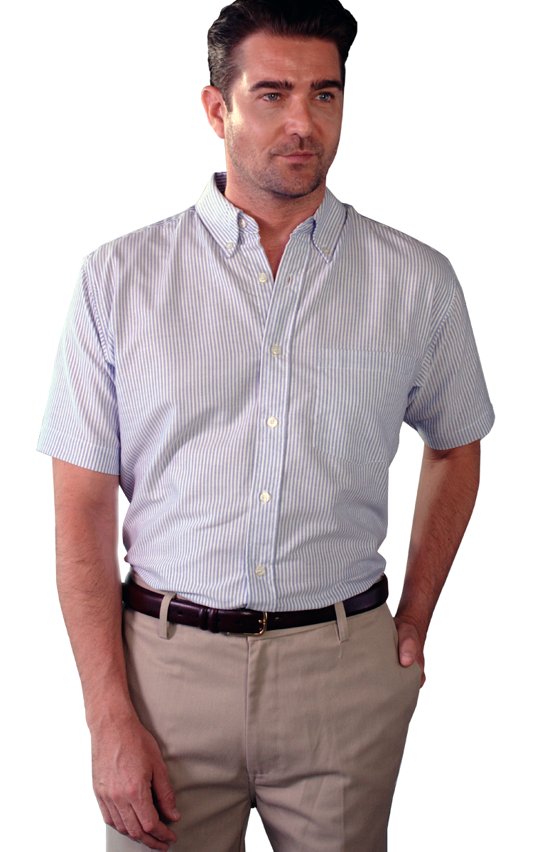 Men's Short-Sleeve Oxford Shirt 14