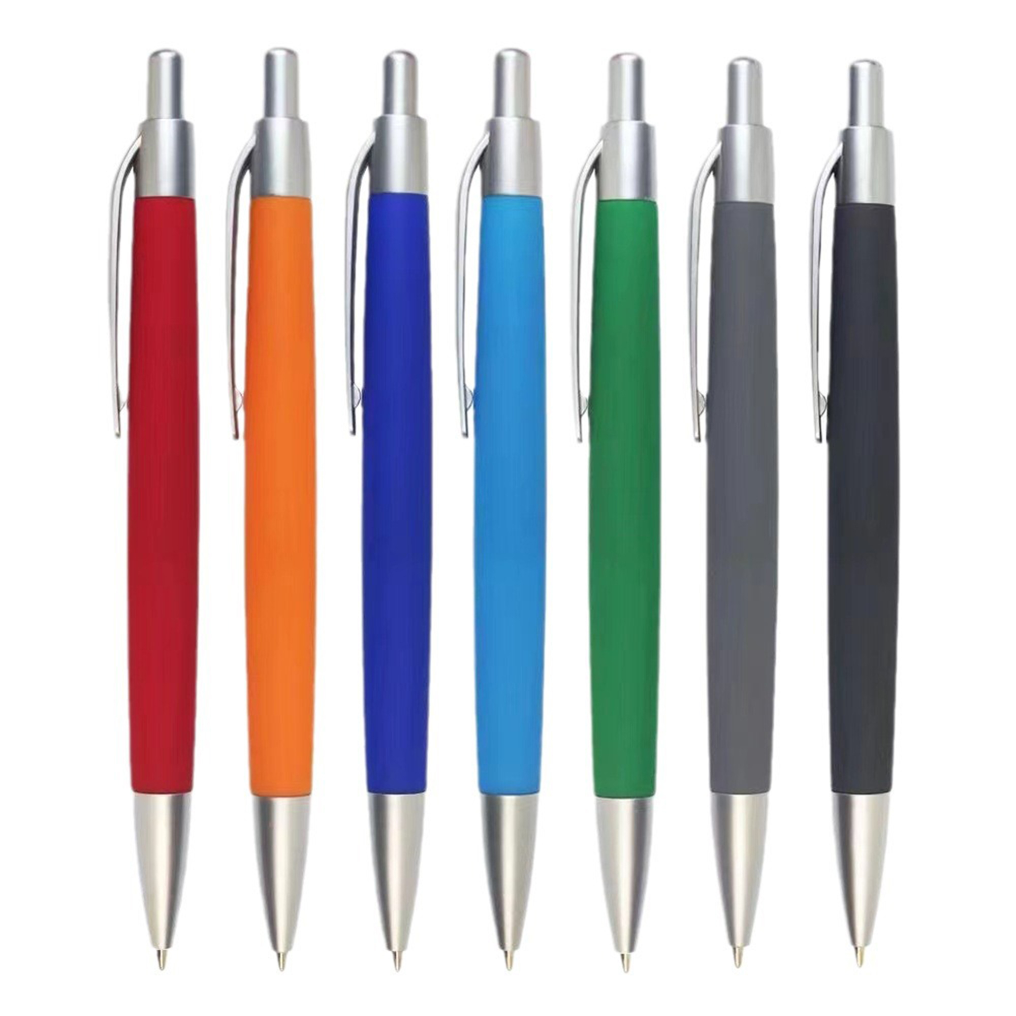 Varied Color Soft Grip Ballpoint Stylus Ball Pen 4