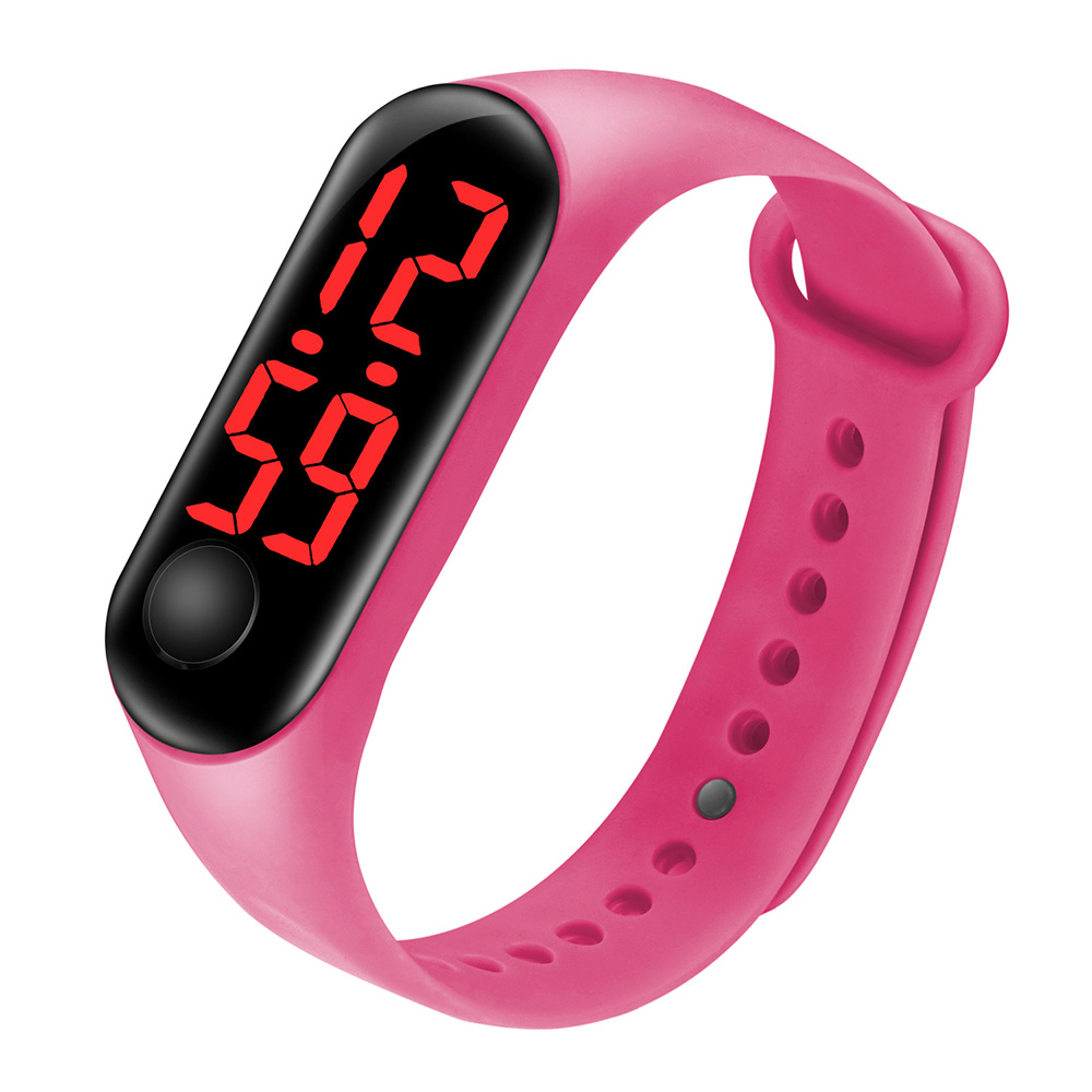 Kids LED silicone electronic watch 5