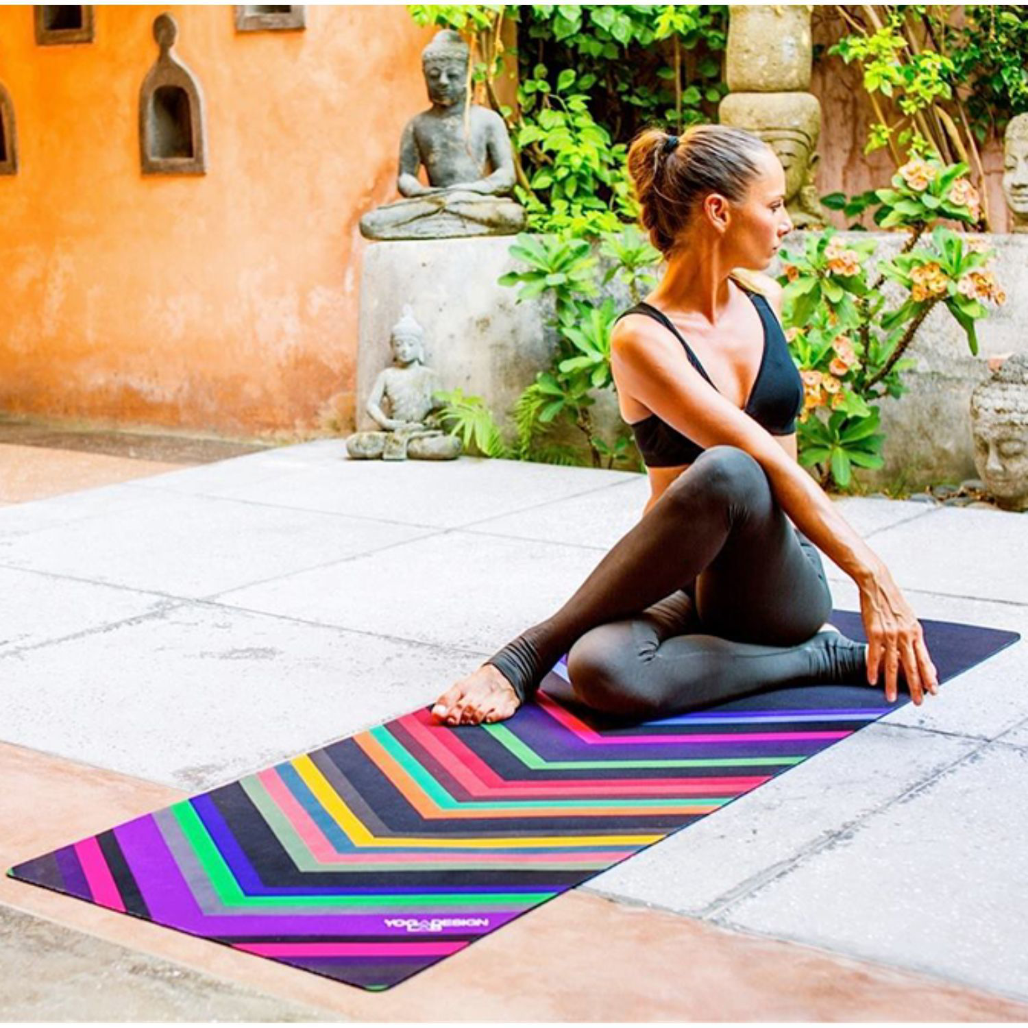 24"x 68" Sublimation Microfiber Velour Yoga Mat Towel 2