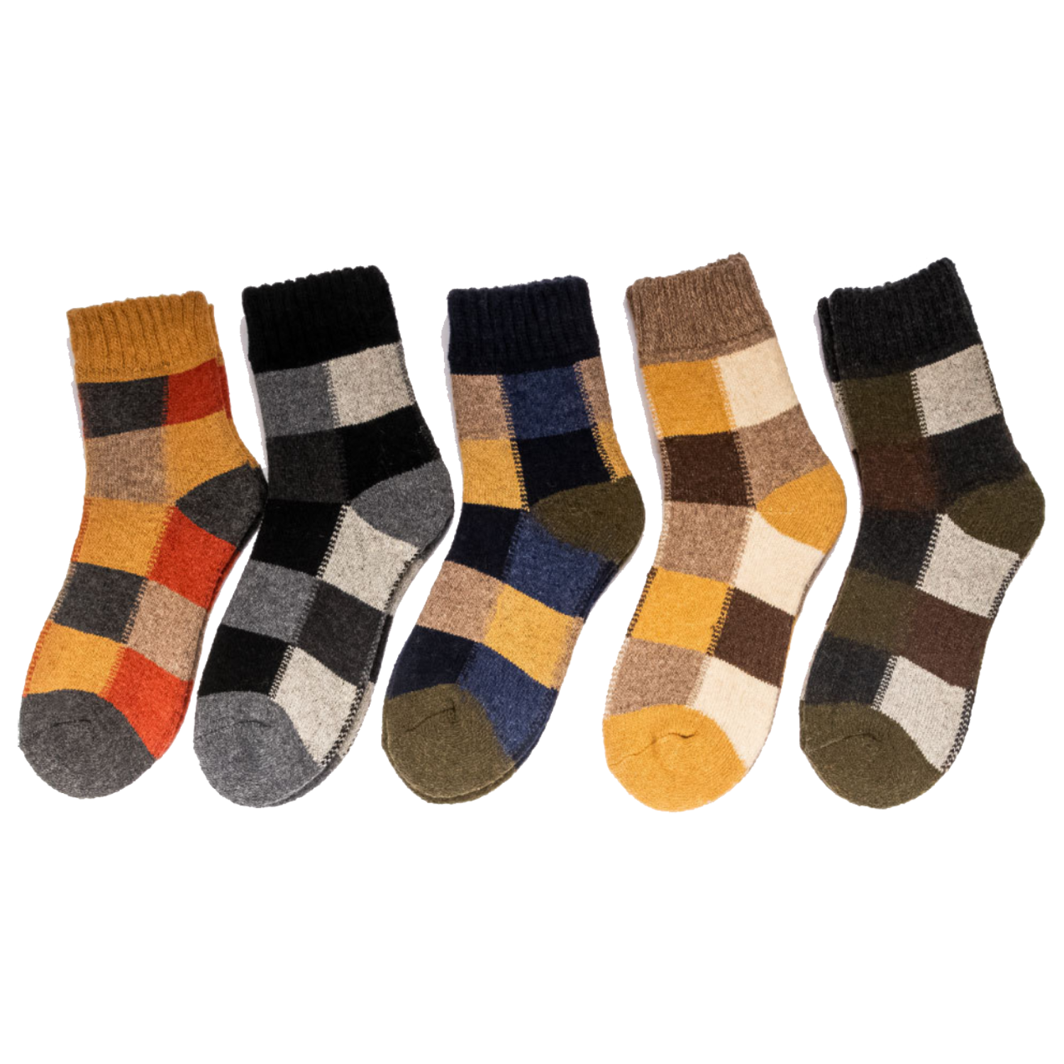 Autumn and winter mid-tube wool socks 5
