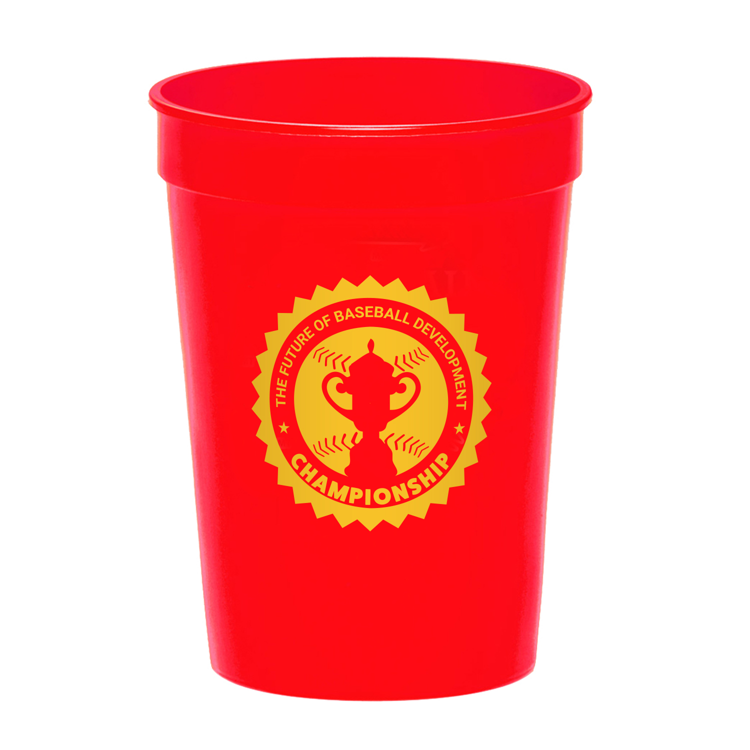 12 oz. Fanatic Plastic Stadium Cup (1 Color Imprint) 4