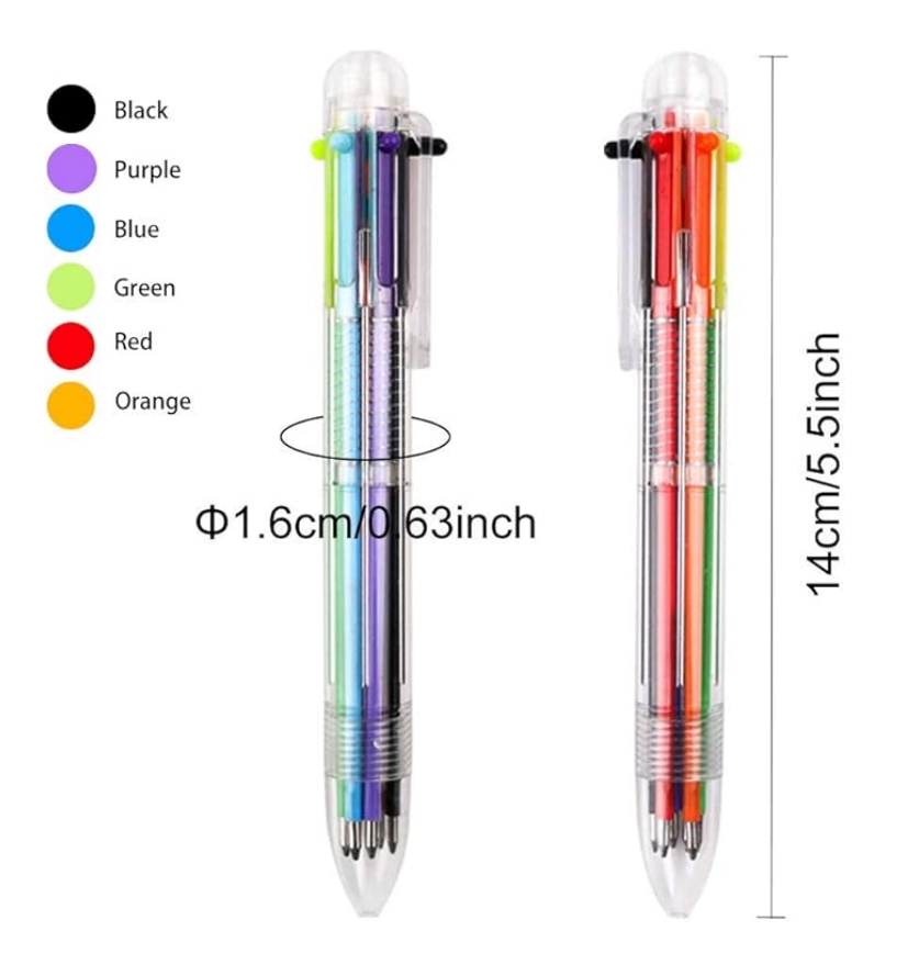 6-in-1 Multicolor Ballpoint Pen 1
