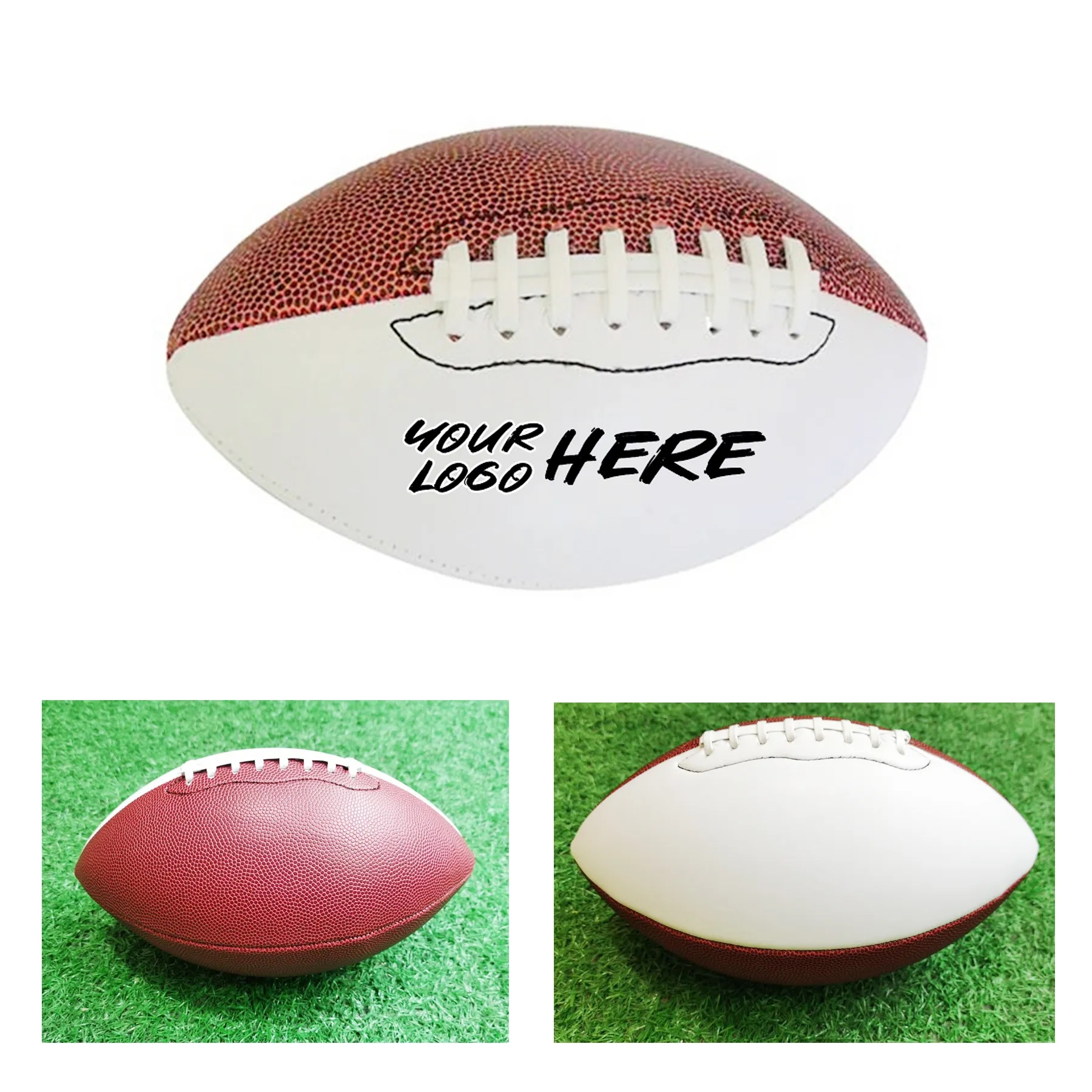 #9 Full Size Inflatable Football Rugby Ball 3