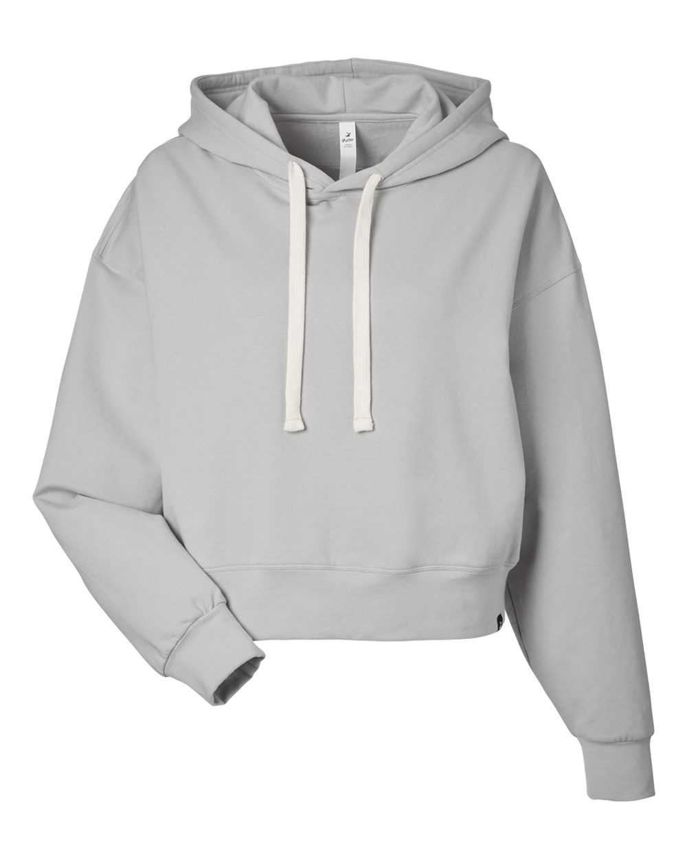 Women's Vintage Oversized Cropped Hooded Sweatshirt - PDP1725 7