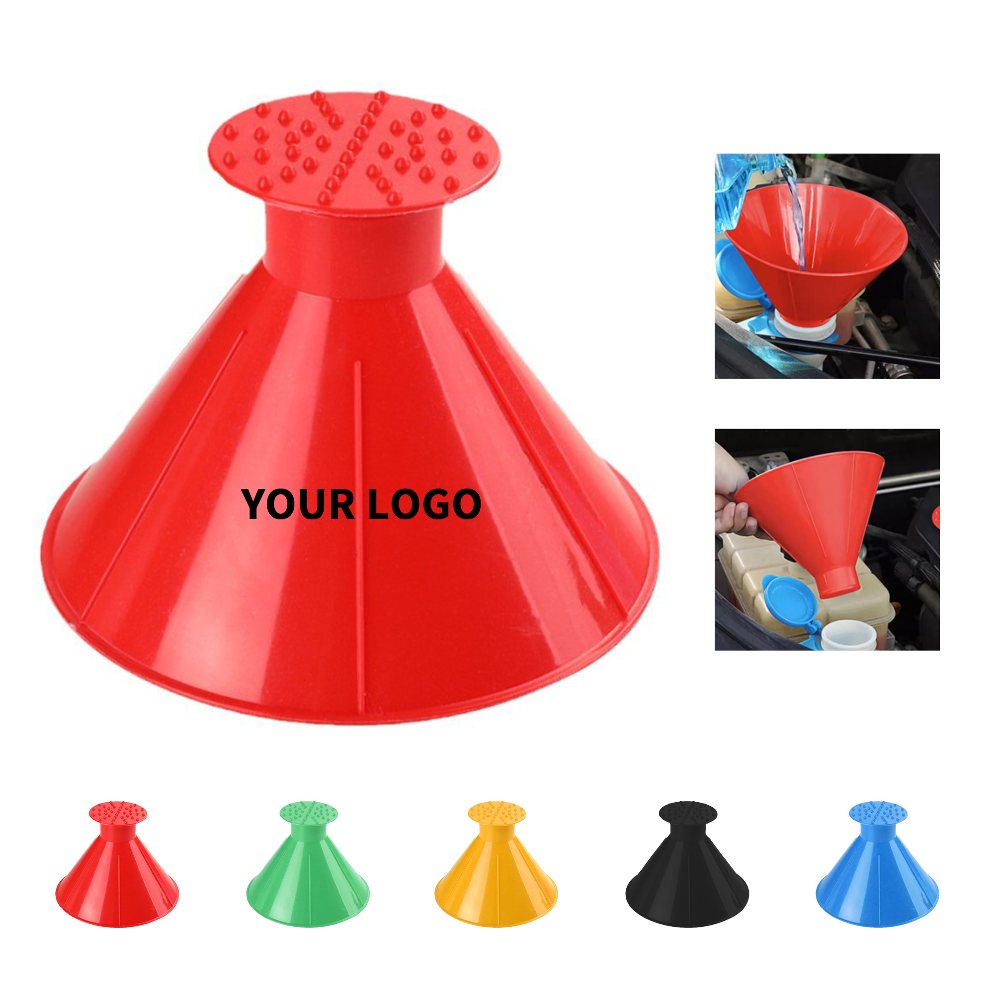 Round Funnel Car Snow Scraper 5.5" Length X 4.3" Height 2
