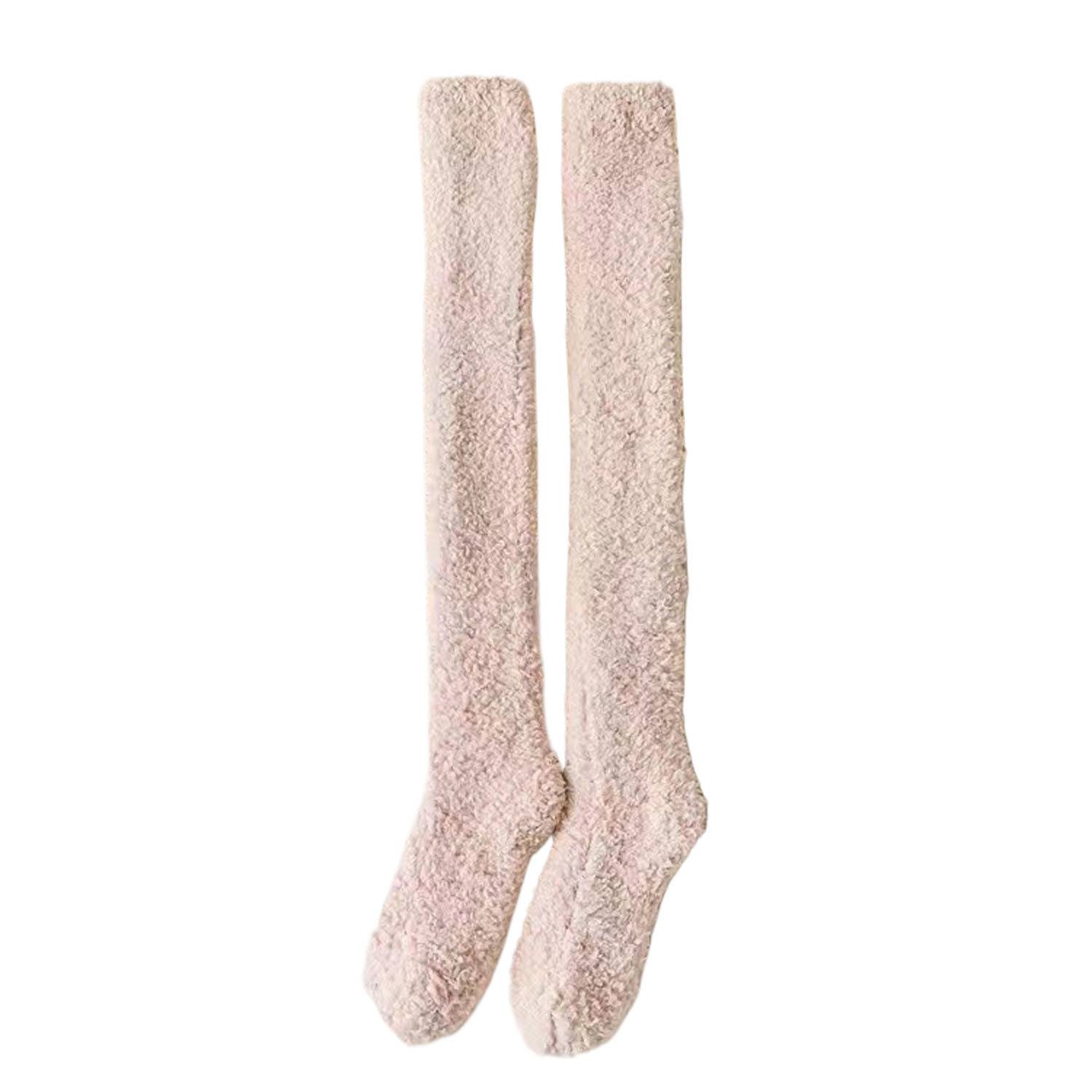 Women's Warm Breathable Knee-High Velvet Socks 9
