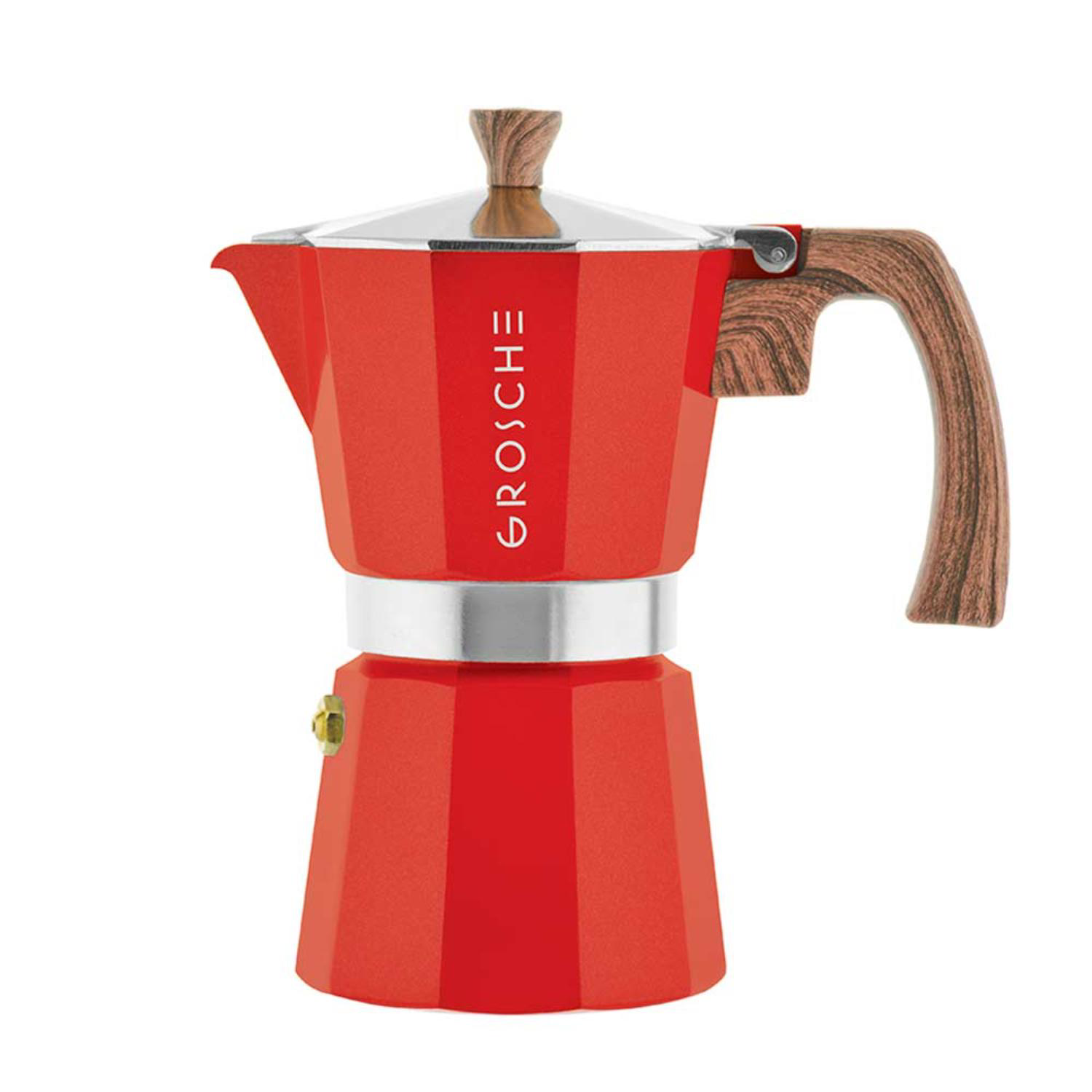 GROSCHE® MILANO 9 Cup Stovetop Moka Pot Espresso Coffee Maker 2