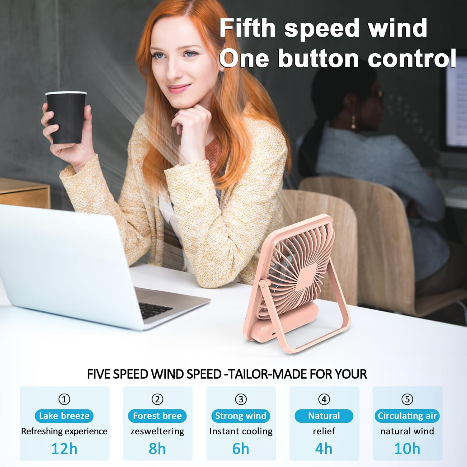 Mini, Portable USB Desk Fan - Ultimate Cooling Tool 4