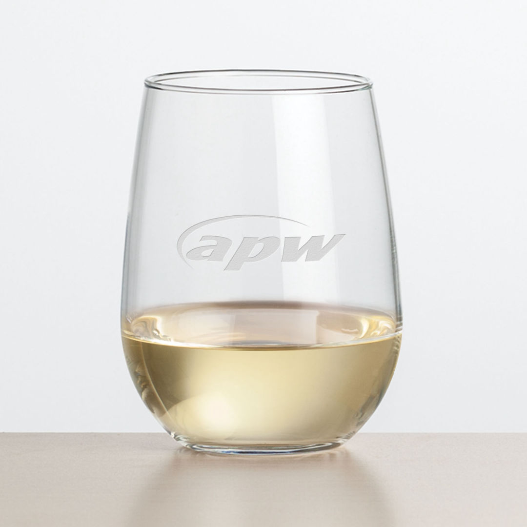 Ossington Stemless Wine - 12oz/16.75oz/17oz - Deep Etch 10