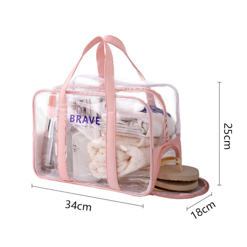 Wash Bag with Shoe Compartment 3