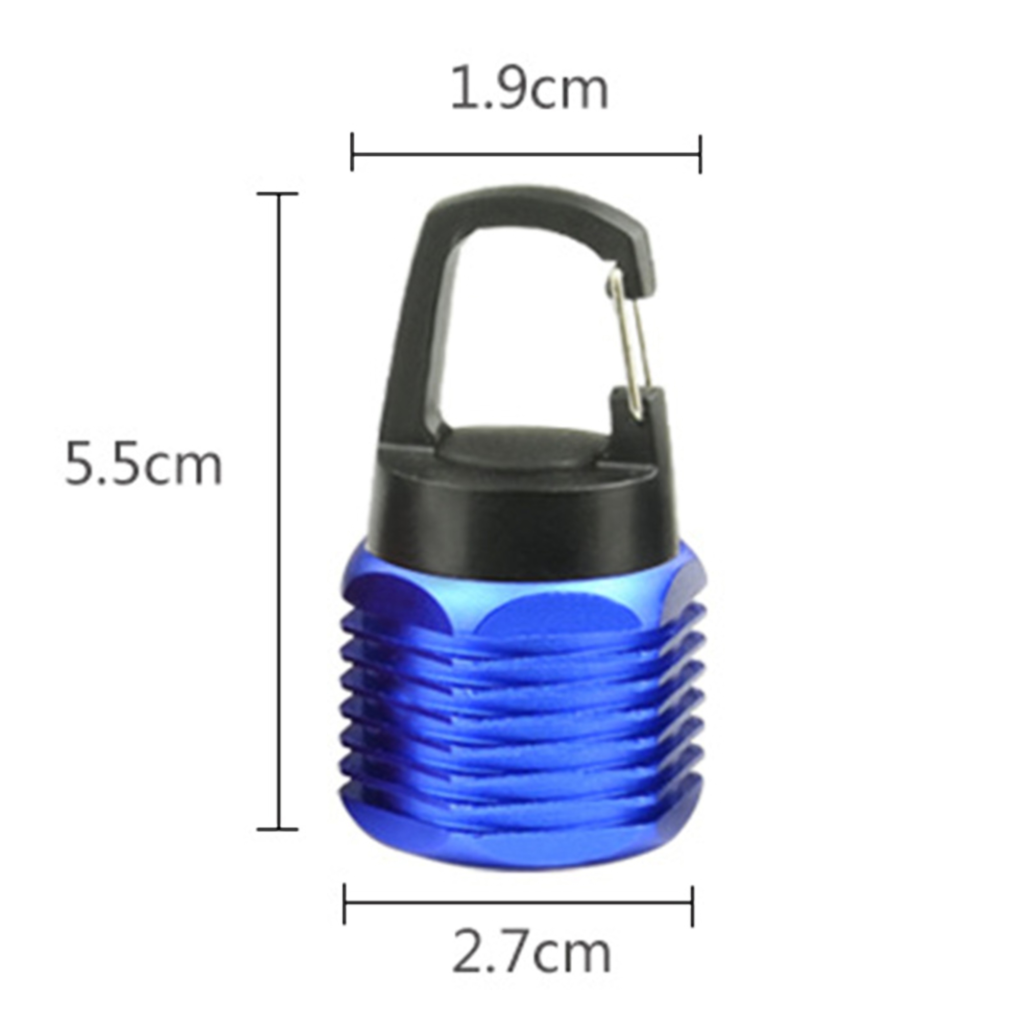 COB LED Flashlight w/Carabiner 3