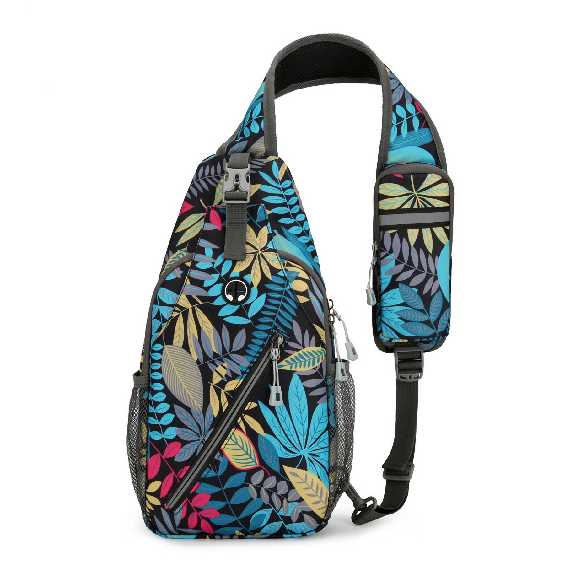 Crossbody Sling Backpack, Travel Hiking Chest Bag Daypack 11