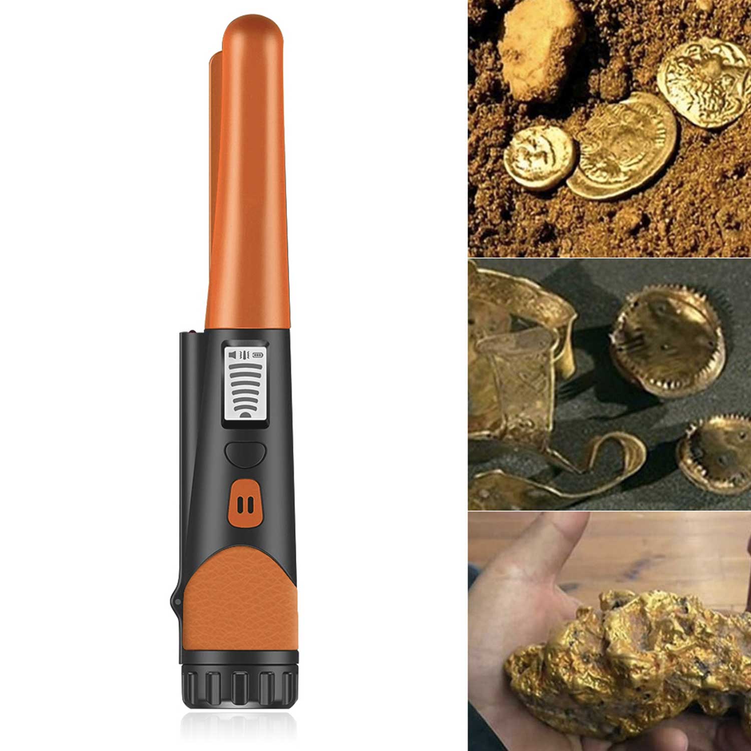 Digital Metal Detector with LCD & Pinpoint Rod 1