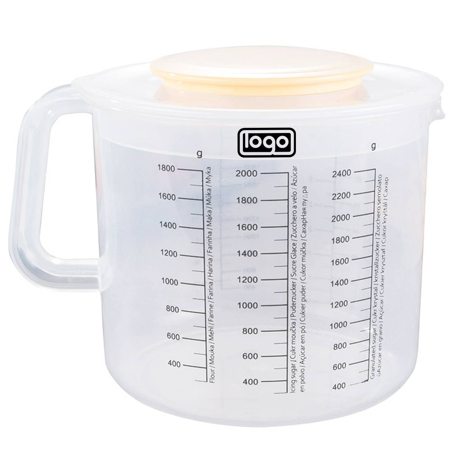 85 OZ Plastic Measuring Cup w/ Graduated Mixing Bowl 7