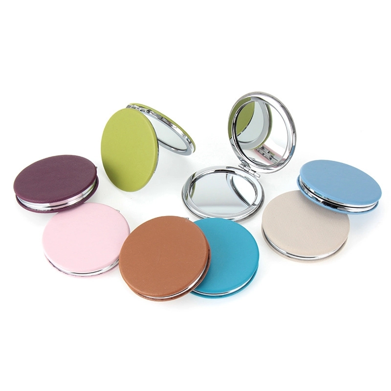 PU Leather Folding Mirror- Round 5