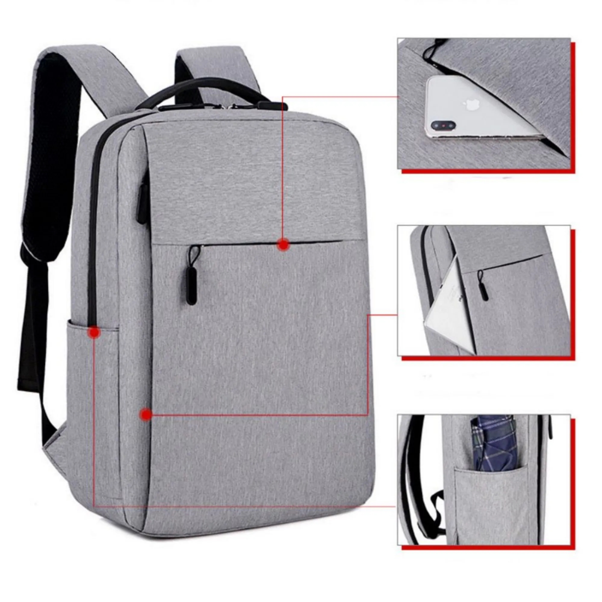 Two-shouldered Leisure Business Travel Backpack 1