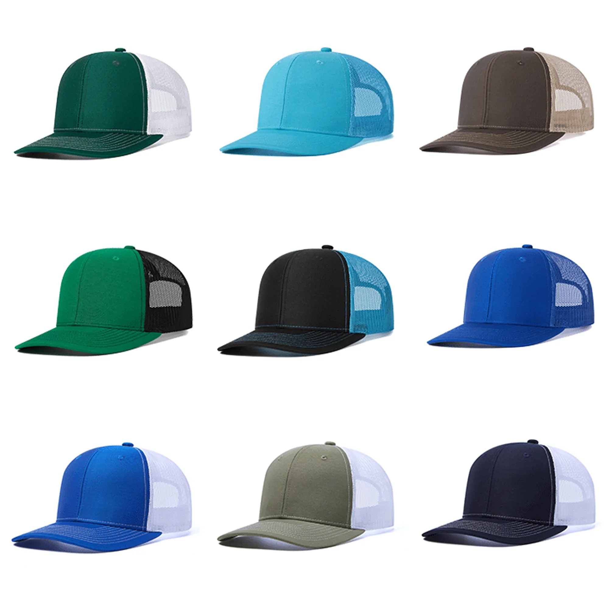 Slightly Curved Mesh Baseball Cap 6