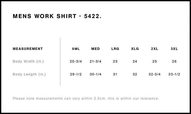 Work Shirt | 5422 12
