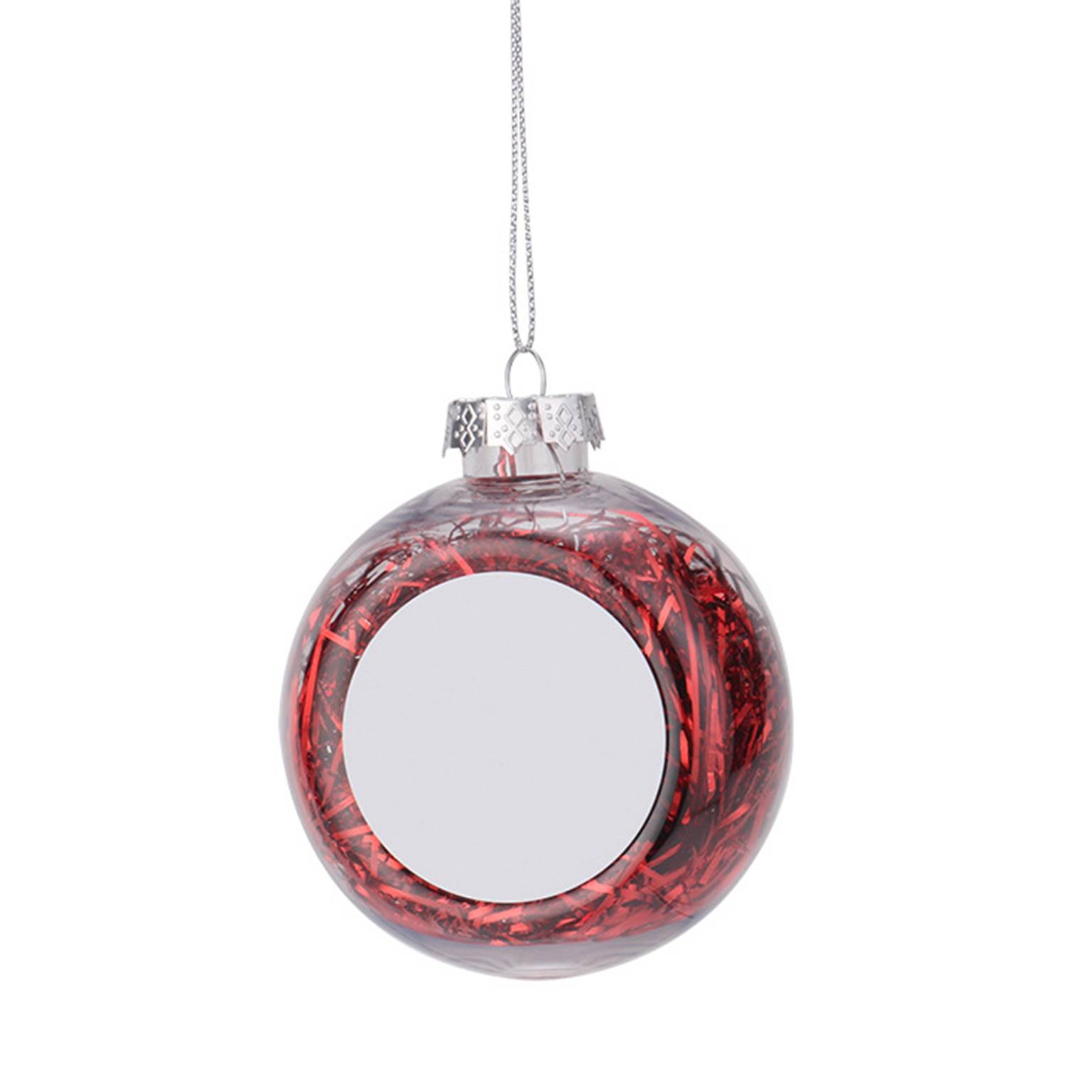 Plastic Christmas Ornament, promotional household item with logo imprint 7